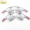 Adecuado para Roewe I6, manija exterior galvanizada con lentejuelas para puerta de cuenco, cubierta resistente a arañazos, pegatinas decorativas, piezas de automóvil.