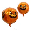 Nuevas decoraciones de Halloween transfronterizas: globos de papel de aluminio en forma de calabaza, fantasma, calavera, momia, bruja de dibujos animados