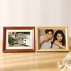 Moldura de foto de madeira de alta qualidade para mesa ou parede 6 polegadas 7 polegadas 8 polegadas 10 polegadas moldura vazia montagem moldura de foto grande tamanho pode ser personalizada