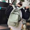 Mochila Escolar para Mujer Estilo Coreano Color Sólido Fresca Estudiante de Bachillerato Superior Universitario Mochila Estilo Campus Estilo Mori Mochila Simple Mochila para Mujer