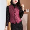 Tops Nuevos de Alta Calidad para Mujeres de Mediana Edad que Reducen la Edad, Chaqueta Versátil Estilo Chanel, Chaleco de Algodón, Ropa de Algodón Chaleco