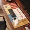 Alfombrilla de Ratón de Cuero, Alfombrilla de Escritorio Extra Grande, Alfombrilla para Teclado de Oficina, Impermeable de Dibujos Animados, Resistente al Aceite, Lavable, Resistente al Calor, Alfombrilla de Escritorio