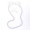 Europa y Estados Unidos joyería transfronteriza cuerda de cuero tejida multifuncional cadena doble para gafas temperamento de moda accesorios para mascarilla mascarilla mujeres