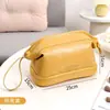Bolsa de Maquillaje para Influencers Transfronteriza con Alto Atractivo Estético, Bolsa para Guardar Brochas de Maquillaje con División de Doble Capa, Bolsa de Maquillaje Grande de PU