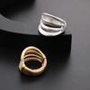 Anillo Exclusivo Transfronterizo de Amazon con Calados Tendencia de Alta Moda Joyería Fina al por Mayor en Europa y América