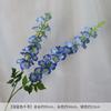 Casamento Flor Azul Material Flor Artificial Flor de Seda Rosa Hortênsia Peônia Flor Auditório de Casamento Floricultura Decoração Arranjo de Flores Caminho Flor-guia