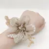 Elástico de Cabelo Girassol de Verão, Scrunchie Grande, Cordão de Cabelo de Luxo, Elástico de Cabelo para Mulheres, Acessório de Cabelo Fofo, Tiktok
