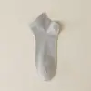 Calcetines de Seda para Mujer, de Longitud Media hasta la Pantorrilla, Ultradelgados para Primavera y Verano, Antiolor, Absorbentes de Sudor, Transpirables, Calcetines Cortos, Calcetines de Algodón para Mujer de Caña Corta