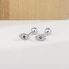Brincos de tarraxa Olho de Diabo para mulheres Europeus e Americanos populares novos modernos elegantes brincos com incrustação de diamante brincos mini simples