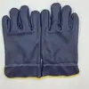 Luvas de Couro para Soldador Luvas de Couro Bovino para Soldagem Elétrica Descartáveis Resistentes ao Desgaste Resistentes a Altas Temperaturas Curtas Luvas de Proteção Totalmente em Couro