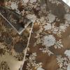 Fábrica nova planta flor bela tecido jacquard primavera e outono casaco roupas femininas sapatas de vestido saco de tecido atacado