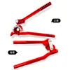 Yunbei Estándar Británico Rojo 180 Grados Tres en Uno Manual Tres Ranuras Dobladora de Tubos para Tubos de Cobre, Aluminio y Aire Acondicionado