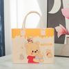 Nueva Bolsa de Fieltro por Sublimación de Punto Bolsa de Compras de Gran Capacidad Imprimible Corporativa Lg Empresa Exposición Bolso de Mano de Fieltro