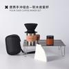 Set de Café de Mano para Viaje al Aire Libre Camping en Coche Portátil V60 Taza de Filtro de Silicona Combinación de Entrada Caja de Regalo