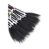 Peluca de Cola de Caballo para Niñas Dulce Cool Cuentas Coloridas Frijoles Trenza de Tres Cabos Cola de Caballo Alta Accesorios para el Cabello Lindo Estilo Princesa