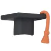 Exclusivo para vendas transfronteiriças: Ponta e tampa de caneta de boné de formatura em PVC, borlas coloridas para a temporada de formatura, proteção de extensão em borracha macia