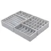 Caja de Almacenamiento de Tela No Tejida Personalizada para Ropa Interior con Compartimentos para Sujetadores, Calzones y Calcetines
