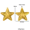 Pendantes Grandes Retro Europeos y Americanos de Acero Inoxidable con Cara Sonriente, Corazón Solar, Luna para Collares y Pendientes DIY, Accesorios de Joyería de Acero de Titanio