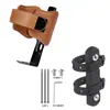 Suporte para Garrafa de Água de Bicicleta, Mountain Bike, Suporte Retro de Couro para Copo de Água, Antichoque, Decoração de Bicicleta de Estrada sem Furos, Equipamento de Ciclismo