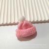 Estilo coreano de malha colorido chapéu grande chapéu de dedo personalizado DIY jóias Natal artesanal chapéu de lã decorativa
