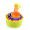 Gadget de cocina para hornear al por mayor juego de cucharas medidoras de acero inoxidable de cinco piezas juego de cucharas medidoras juego de 5 piezas taza medidora con escala creativa