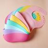 Babador de Silicone Multicor Transfronteiriço Impermeável Sem Lavagem Toalha de Silicone Sapatinho de Silicone Bolsa para Sapatinho de Bebê Babador Sem Lavagem