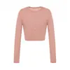 Comércio Exterior Europeu e Americano Roupas Femininas Customização em Pequenas Quantidades Verão Leve Respirável Proteção Solar Manga Longa Cardigan de Tricô Estilo Curto Camisa para Ar Condicionado