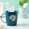 Vaso para lavar para uso doméstico, vaso para cepillarse los dientes para dormitorio de estudiante, juego de vasos para enjuague bucal simple y creativo para parejas y niños