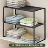 Prateleira Organizadora em Camadas para Bancada de Guarda-Roupa, Rack de Armazenamento para Empilhar Roupas, Divisória Retrátil, Artefato de Armazenamento Dentro do Armário