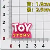 Serie Oso Fresa de Dibujos Animados Zapatos de Cueva Hebilla Lindo Creativo Dibujos Animados Funda para Teléfono Móvil Parche Adhesivo Suave Parche Estéreo de PVC