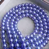 Shijia Pérola de Cristal Duplo Furo Passante Acessórios para Joias DIY Contas Contas Redondas Colar Tornozeleira Pérola de Cristal Furo Pequeno