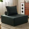 Sofá para apartamentos pequeños y casas de alquiler, cubo de sofá perezoso de tejido técnico lavable, sofá cuadrado de suelo para sala de estar y ocio