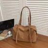 Bolsa Linda Peluche Muñeca Versátil Bolso de Mano Mochila de Dibujos Animados Femenina Bolsa de Compras Nuevo Estilo Otoño Invierno 2026