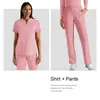 Conjunto Cirúrgico de Manga Curta para Homens e Mulheres, Adequado para Médicos, Enfermeiros, Odontologia e Higiene Bucal; Roupa de Trabalho Leve