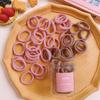 50 Peças Corda de Cabelo Sem Costura Corda de Cabelo Colorida para Menina Elástico Acessórios de Cabelo para Mulheres Estilo Coreano Popular na Internet Alta Elasticidade