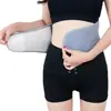 Cinturón de Soporte Lumbar Cálido Tejido Estilo Otoño e Invierno con Felpa Adicional Artefacto de Protección contra el Frío Abdominal para Mujer Transpirable Carbón de Bambú Cinturón Ajustable de Control de Abdomen