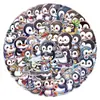 50 Lindos Pegatinas de Pingüino Estilo Ins para Maleta Patineta Pegatinas Decorativas Impermeables Creativas Pegatinas de Dibujos Animados para Niños