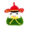 Festival del Bote del Dragón zongzi colgante tejido a mano lana llavero creativo adornos estudiantes en el examen de ingreso a la universidad Escuela preparatoria de un solo golpe