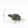 Figuritas de tortugas en miniatura creativas transfronterizas, decoraciones para acuarios, accesorios DIY para crear un paisaje en miniatura