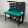 Bancada de trabalho pesada, bancada de montador, bancada antiestática de oficina, bancada de montagem, bancada de treinamento escolar, mesa experimental