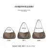 Bolso de Mano de Verano Elegante de Gama Alta para Mujer, Nuevo Bolso de Hombro de Moda tipo Almohada, Bolso Cruzado Versátil de Piel Genuina para el Trabajo