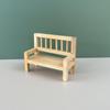 Casa de muñecas 1:2 Manualidades Creativas de Madera Muebles Mini Sillas Mesas Casa de Muñecas Juguetes de Juego de Simulación Venta al por Mayor