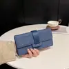 Nova Carteira Feminina de Luxo 2025 Bolsa Clutch Longa Feminina com Fecho Grande Capacidade Múltiplos Porta-Cartões Pode Caber Celular