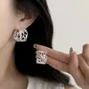 Pendientes de Clip Retro Estilo Hong Kong Dulces y Frescos para Mujer, de Moda y Versátiles, Alta Gama, No Requieren Perforación, Clips para Cartílago, Pendientes Personalizados de Nicho, Tendencia