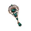 Broche de Moda Explosiones Europeas y Americanas de Alta Gama para Mujer Retro Sensación de Alta Gama Nicho Exagerado Diamantes Incrustados Animal Ramillete Pin Accesorios