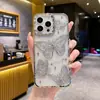 Funda para teléfono móvil de mariposa tridimensional electrochapada para Apple 15proMax sentido avanzado 14 transparente 13 lujo ligero 12 funda suave 11