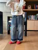Nova coleção de outono: jeans casual versátil estiloso de perna reta, estilo coreano, confortável, fashion, moderno, para meninas, 2026