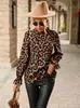 Nueva Camisa Casual Europea y Americana de AliExpress para Mujer, Nueva Elegante y de Moda Versátil, Camisa de Manga Larga