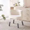 Cadeira de sofá BOBO de lã de cordeiro moderna e preguiçosa para sala de estar, quarto, closet, sofá de um lugar, cadeira de maquiagem, cadeira de penteadeira