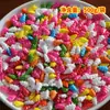 Açúcar Granulado Colorido Kai Bei para Bolo, Donuts, Maçã Caramelada, Decoração de Confeitaria, Açúcar, Chocolate, Granulados Coloridos, Bolinhas de Açúcar, Comestível